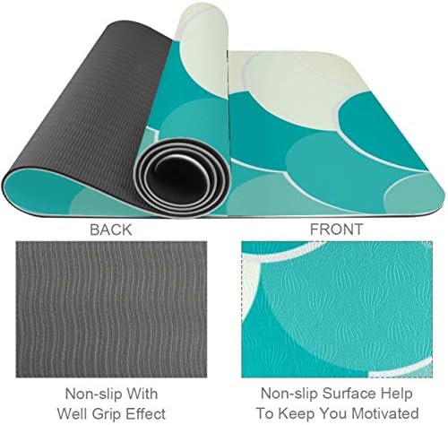 Sıebzeh Balık Terazi Denizcilik Mavi Prim Kalın Yoga Mat Çevre Dostu Kauçuk Sağlık ve Fitness Kaymaz Mat Her Türlü Egzersiz Yoga