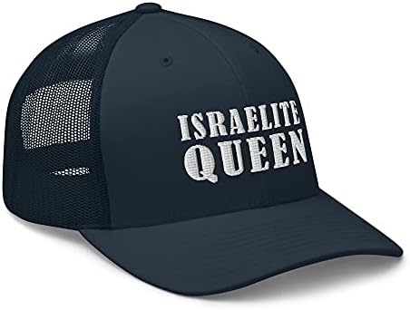 İsrailli Kraliçe İşlemeli Kamyon şoförü şapkası-Kadınlar için İsrailli İbranice Kap Donanma