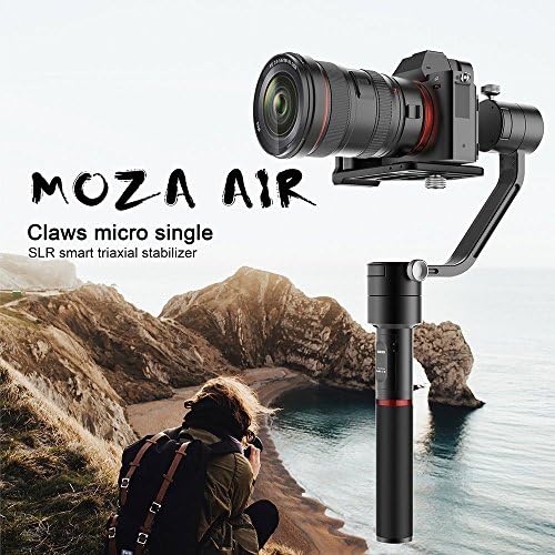 MOZA Hava 3-Eksen El Gimbal Kamera Sabitleyici+Çift Kolu Aynasız Fotoğraf Makineleri ve en Dslr İçin Set, Sony A7SII, Panasonic