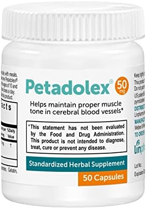 Linpharma Petadolex 50 mg Patentli PA İçermeyen Butterbur Kök Ekstresi-6 Şişe