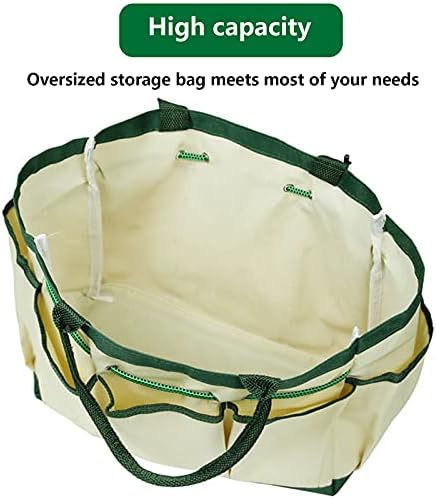 Bahçe Aracı saklama çantası, 600D Oxford Kumaş 8 Cepler Bahçe Tote Çanta Araçları Organizatör Aşınmaya Dayanıklı Kullanımlık