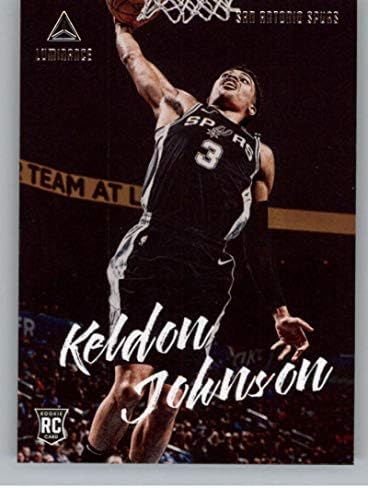 2019-20 Panini Chronicles Parlaklık 140 Keldon Johnson San Antonio Spurs RC Çaylak NBA Basketbol Ticaret Kartı