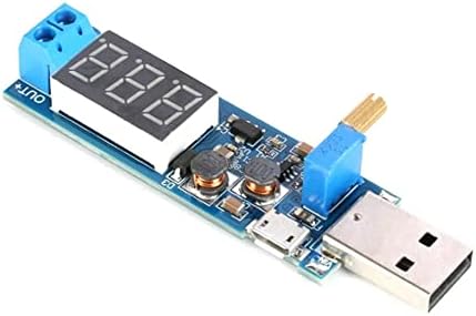 Rakstore 2 adet DC-DC USB Güç Kaynağı Modülü Ayarlanabilir Buck-Boost Güç regülatör modülü 5 V için 3.3 V 9 V 12 V 24 V Masaüstü