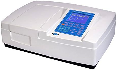 UV-8000S Çift Işın UV / VIS Spektrofotometre Ultraviyole Görünür Spektrofotometre 190-1100nm Dalga Boyu Aralığı 0.5/1/2/4/PC