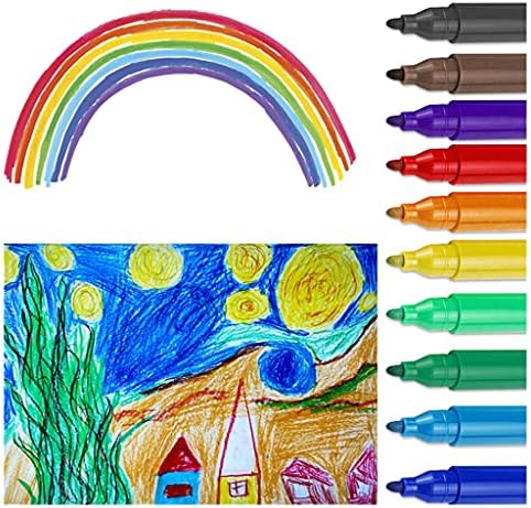 Çocuklar Yetişkin için 12 ADET Renkli Kalemler Set, Eskiz Çizim Kalemler Sanat Zanaat Malzemeleri Suluboya Teknikleri Okul Malzemeleri,