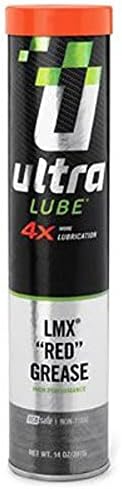UltraLube 11320 LMX 'Kırmızı' Otomotiv, Sanayi, Tarım ve Daha Fazlası için Yüksek Performanslı Biyolojik Bazlı Lityum Gres -