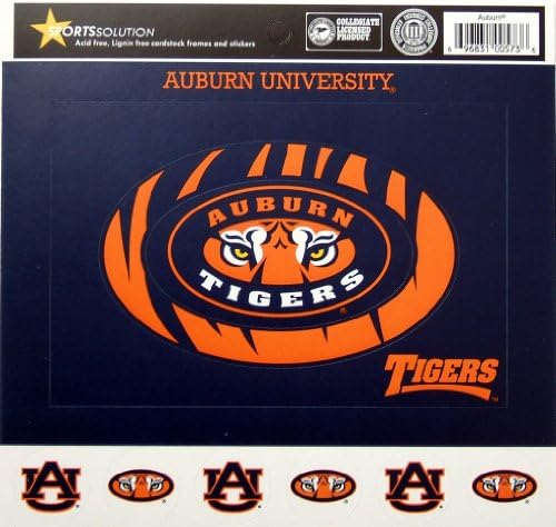 Spor Çözümü Auburn Tigers Kart Stoğu Çerçevesi