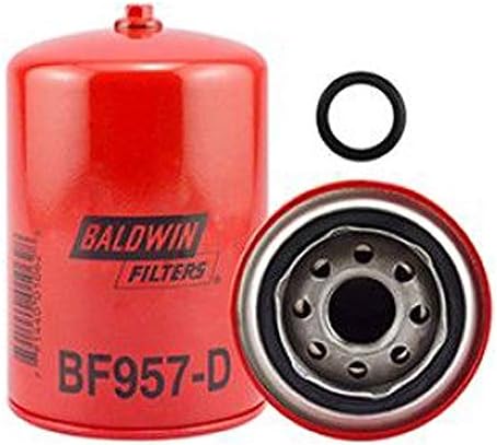 Baldwin Ağır Hizmet Tipi BF957-D Yakıt Filtresi,5-7/16 x 3-11/16 x 5-7 / 16 İnç