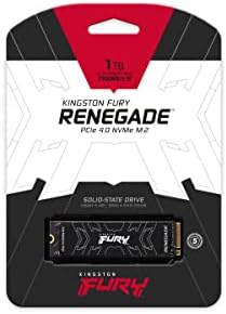 Kingston Fury Renegade 1 TB PCIe Gen 4.0 NVMe M. 2 Dahili Oyun SSD / kadar 7300 MB | s / TLC NAND / SFYRS / 1000G