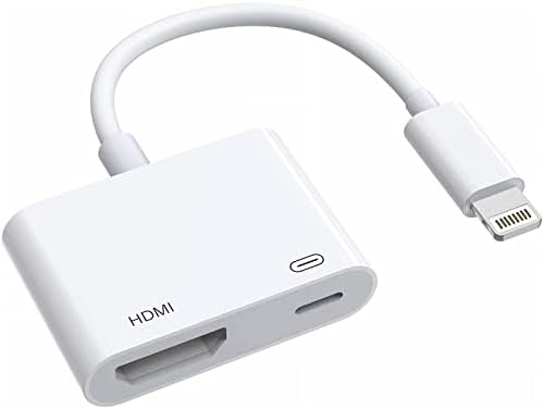 Dijital AV Adaptörüne Yıldırım, Veetone [Apple MFi Sertifikalı] iPhone'dan TV'ye HDMI Adaptörüne Yıldırım, 1080P Senkronizasyon