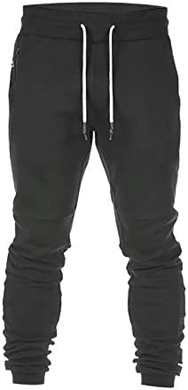 GOODTRADE8 erkek spor pantolon Slim Fit küçük bacak spor Jogger pantolon havlu bağları ile