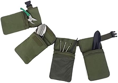 BPOLHG alet çantaları bel kemeri Çanta Bel alet düzenleyici ile 4 Cepler Tuval Bahçe Bel Önlük Bahçe Yard El Aracı Set Kiti En