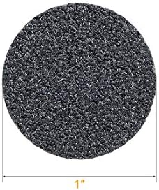 uxcell 1-İnç cırt cırt zımpara diski ıslak / kuru silisyum Karbür 100/120/150 Grit Çeşitli 30 Adet