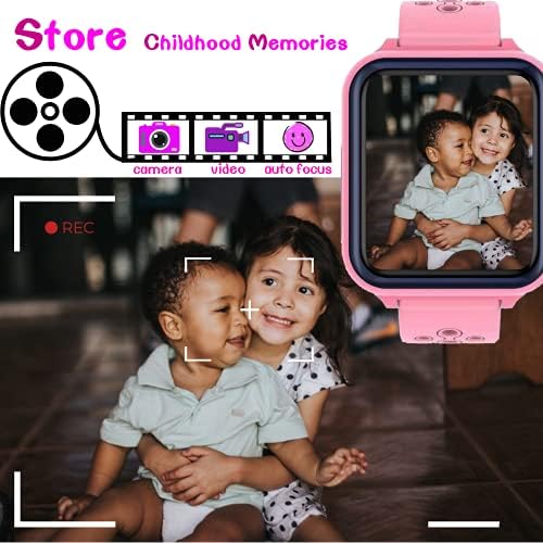 JOJOHOY Çocuklar Smartwatches-Su Geçirmez Çocuklar Akıllı Saatler Telefon, HD IPS Dokunmatik Ekran Çağrı İzle ile Çocuklar için