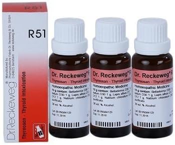 Dr. Reckeweg Germany R51 Tiroid Hiper Damlaları 3'lü Paket