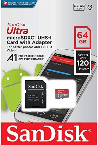 Ultra 64 GB microSDXC Sony Xperia M Ultra Plus için Çalışır SanFlash ve SanDisk tarafından Doğrulandı (A1/C10/U1/8 k/120MBs)