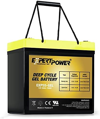 ExpertPower 12 Volt 55AH Şarj Edilebilir Jel Akü