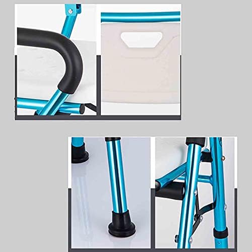 WSYYDS Yüksekliği Ayarlanabilir duş sandalyesi, Mavi Dayanıklı Banyo duş sandalyesi, annelik sandalyesi, Katlanır duş taburesi