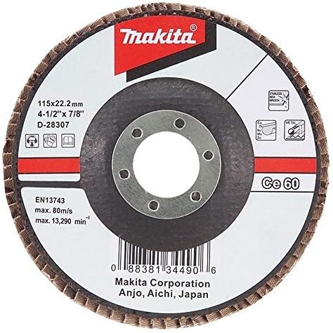 Makita D-28363 Flap Disk, Çok Renkli