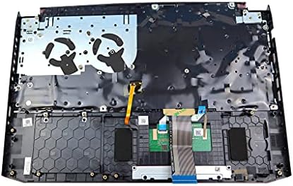 Acer Nitro 5 AN515-43 Serisi için Siyah Laptop Üst Kasa Arkadan Aydınlatmalı Klavye Palmrest Touchpad Meclisi AP2K1000411