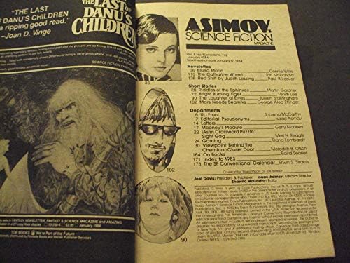 Isaac Asimov Bilim Kurgu Ocak 1984 Connie Willis, Lee tarafından Blued Moon