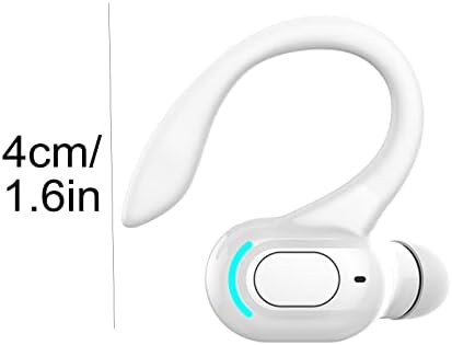 Kulaklıklar Kablosuz Bluetooth 5.1 + EDR Aşırı Kulak Mikrofonlu Tekli Kulaklıklar-iPhone ve Android ile Uyumlu, Sürüş/İş/Ofis/Spor
