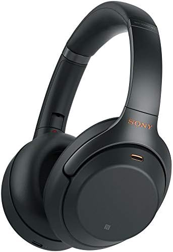 Sony WH-1000XM3 Kablosuz Gürültü Önleyici Kulak Üstü Kulaklıklar (Siyah) Taşıma Çantası ve Uçuş Adaptörü ile