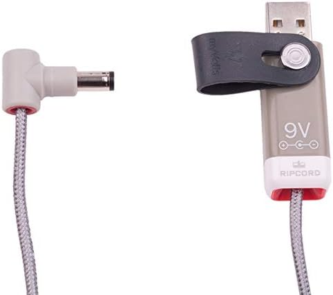 myVolts Ripcord USB 9 V DC Güç Kablosu Değiştirme için TC Elektronik Korona Mini Koro Etkileri Pedalı