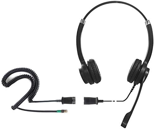 IPD IPH-255 Optimo-X Duo Kulak Gürültü önleyici, Çağrı Merkezi, Ofis ve Sabit Hatlı Telefonlar için Kablolu Kulaklık U10P-S Alt