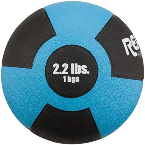 Şampiyon Halter Kauçuk Tıp Topu-2.2 lb. - Açık Mavi
