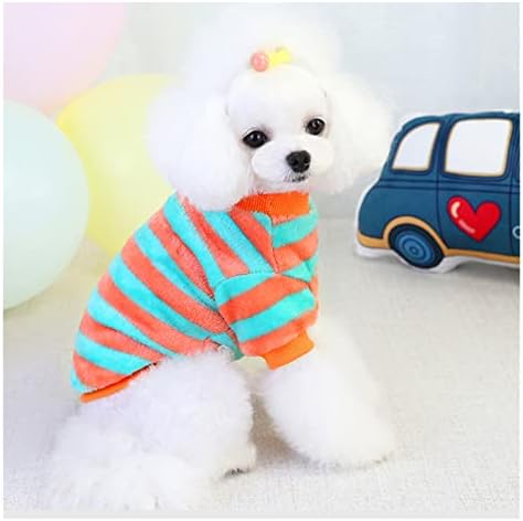 HNTHY Kış Köpek Giysileri Evcil Kıyafetler Küçük Köpekler ıçin Sıcak Giysiler Kedi Kostümleri Ceket (Renk: A, Boyutu: S Kodu)