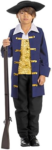 Giydirme-Çocuklar için Amerika Sömürge Kostümü-Erkekler için Devrim Savaşı Kostümü-Otantik Aristokrat Kostümü