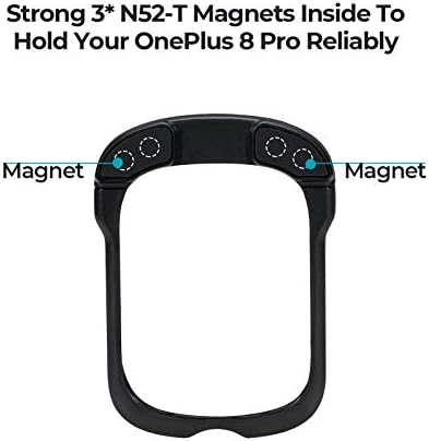 PİTAKA OnePlus 8 Pro için Özel Olarak Tasarlanmış Montaj Adaptörü PİTAKA MagEZ Dağı Qi ve MagEZ Dağı Qi Masaüstü Özel Aksesuarları