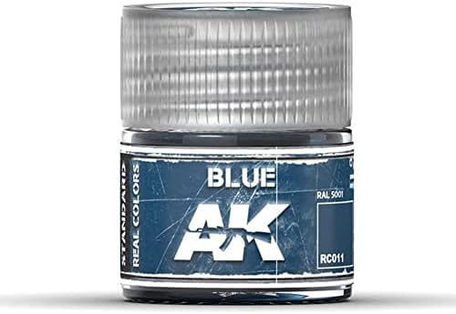 AK İnteraktif Gerçek Renk Standart Mağaza Boya Hattı 10ml-RC001 - > RC022 / RC503 - > 508 Renk: Mavi-RC011