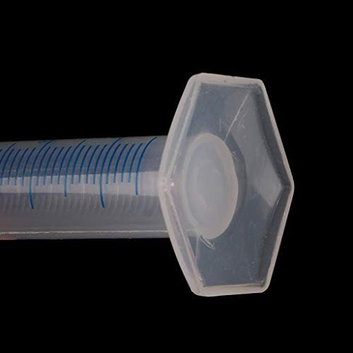 HELYZQ 25 Ml Ölçme Silindiri Laboratuvar Testi Mezun Sıvı Deneme Tüpü Kavanoz Aracı Yeni