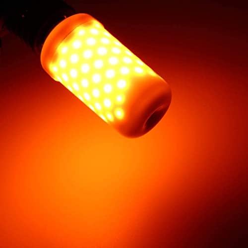 BDRSRX LED Mısır Ampuller, E27 5 W 1300 K 99 LEDs Sarı Üç Modları Alev Lig Ampul AC110-240V Dayanıklı liging Ampul