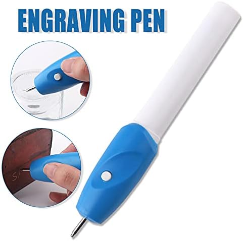 SDLAJOLLA Taşınabilir Gravür Kalem, elektrikli Gravür Kalem Dayanıklı Kazımayı Carve Aracı Yaratıcı Manuel Yazı Kalem için Çelik
