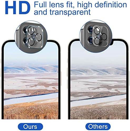 [3 Paket] iPhone 12 Pro 6.1 Temperli Cam ile Uyumlu iMoreGro Kamera Lens Koruyucu, [Kasa Dostu] [Ultra ince] [Çizilmeye Dayanıklı][Kolay