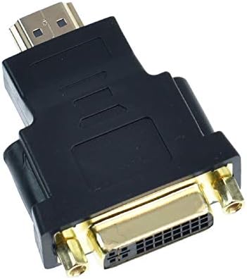 2 Paket HDMI DVI adaptörü dönüştürücü 24+5 pin HDTV DVD altın kaplama kordon için