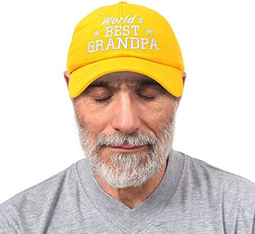 DALİX Dünyanın En İyi Büyükbaba Baba Şapka Büyükbaba Hediye Pamuk Kap