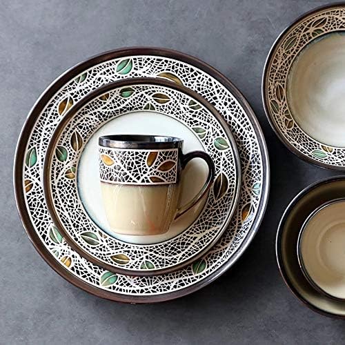 tqbhd Sofra Seramik Yaratıcı çatal bıçak kaşık seti Porselen yemek tabağı Çanak Tatlı kek tabağı Yemek Aksesuarları Dekoratif