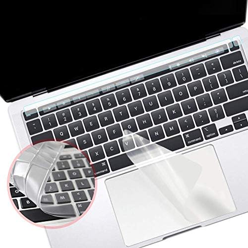 Lapogy 3 in 1 MacBook Pro 16 inç Klavye Kapağı, Pro 13 inç 2020 (A2289, A2338), Pro 16 inç 2019 (A2141),dokunmatik Bar Koruyucu,