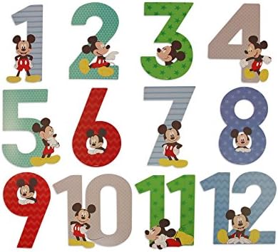 Disney Bebek Kız Karakter Milestone Kartları Hediye Seti, Minnie Mouse Milestone Kartları, Hiçbir Boyut