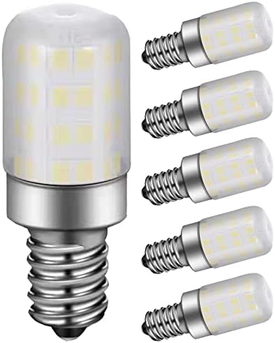 E12 LED C7 S6 Gece Lambası Ampulü, 30 watt Eşdeğer Ampul (3W), Mumluk E12 Tabanı, Kısılamaz (Gün Işığı Beyazı 6000K)