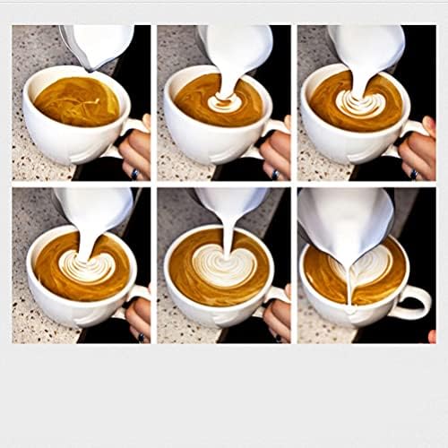 Yardwe süt köpürtme sürahisi Paslanmaz Çelik Köpürtücü Fincan Espresso Buharda Sürahi Espresso Ölçme Sürahi Espresso Makineleri