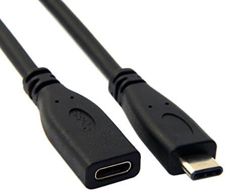 Cablecc 10 Gbps Geri Dönüşümlü USB 3.1 Tip-C Erkek USB-C Erkek Veri Kablosu için Tablet ve Telefon ve Dizüstü 2 m