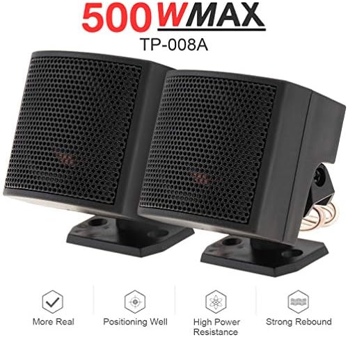 VOSAREA 2 adet 500 W Araç Ses Hoparlör Hoparlör Ses Güç Loud Ses Tweeter için Araba