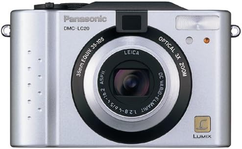 Panasonic Lumix DMC-LC20S 2.1 MP Dijital Fotoğraf Makinesi, Leica Lensli ve 3x Optik Zumlu, Gümüş