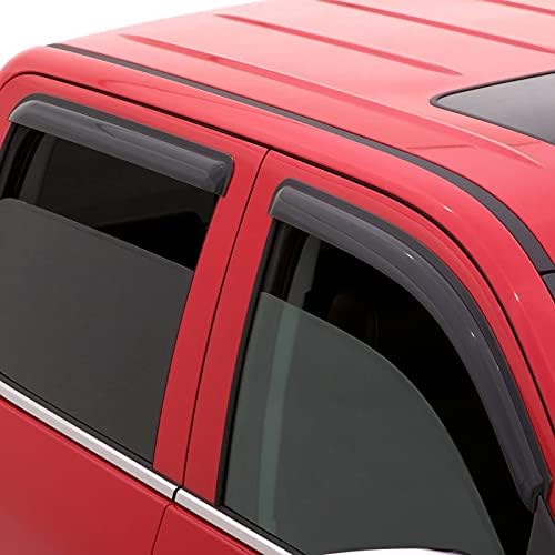 Otomatik Ventshade AVS 94629 Orijinal Ventvisor Yan Pencere Saptırıcı Koyu Duman, 2015-2017 Toyota Camry için 4 Parçalı Set