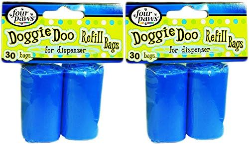 Dağıtıcı için Dört Paws Doggie Doo Pet Atık Dolum Torbaları-2 Paket